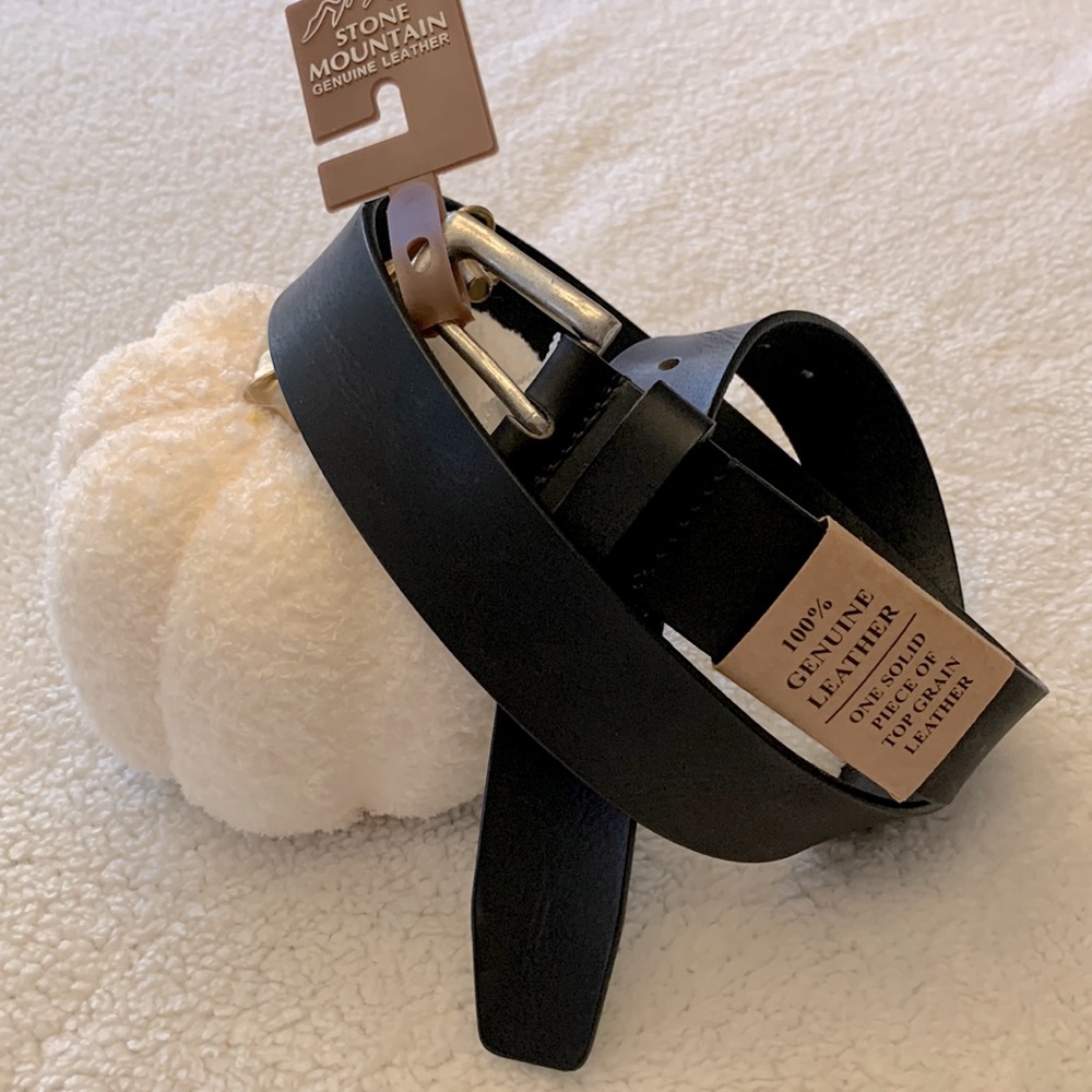 💖💖 Stone Mountain Genuine Leather Belt